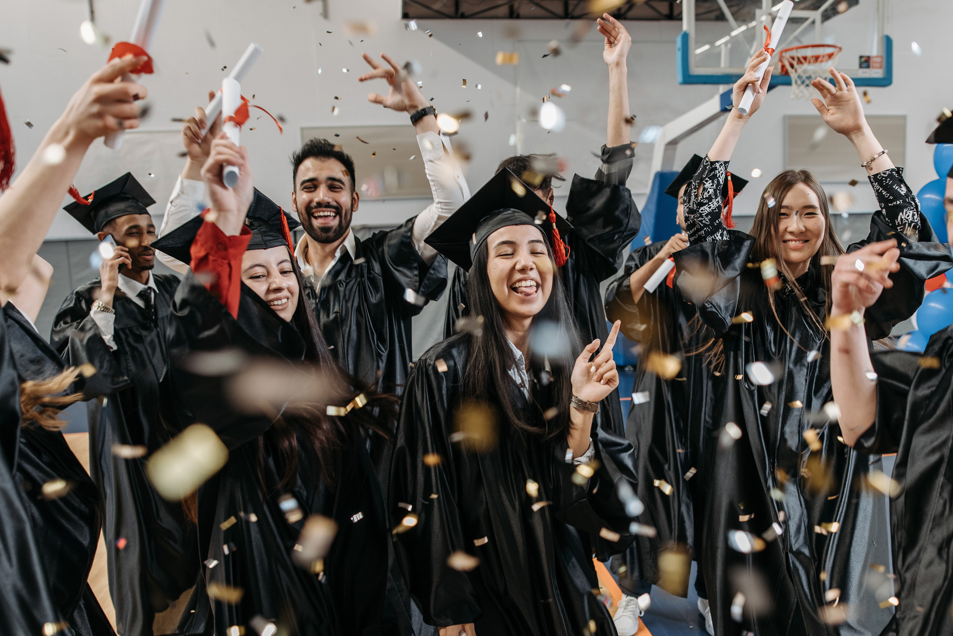 Group of People Wearing Academic Dress